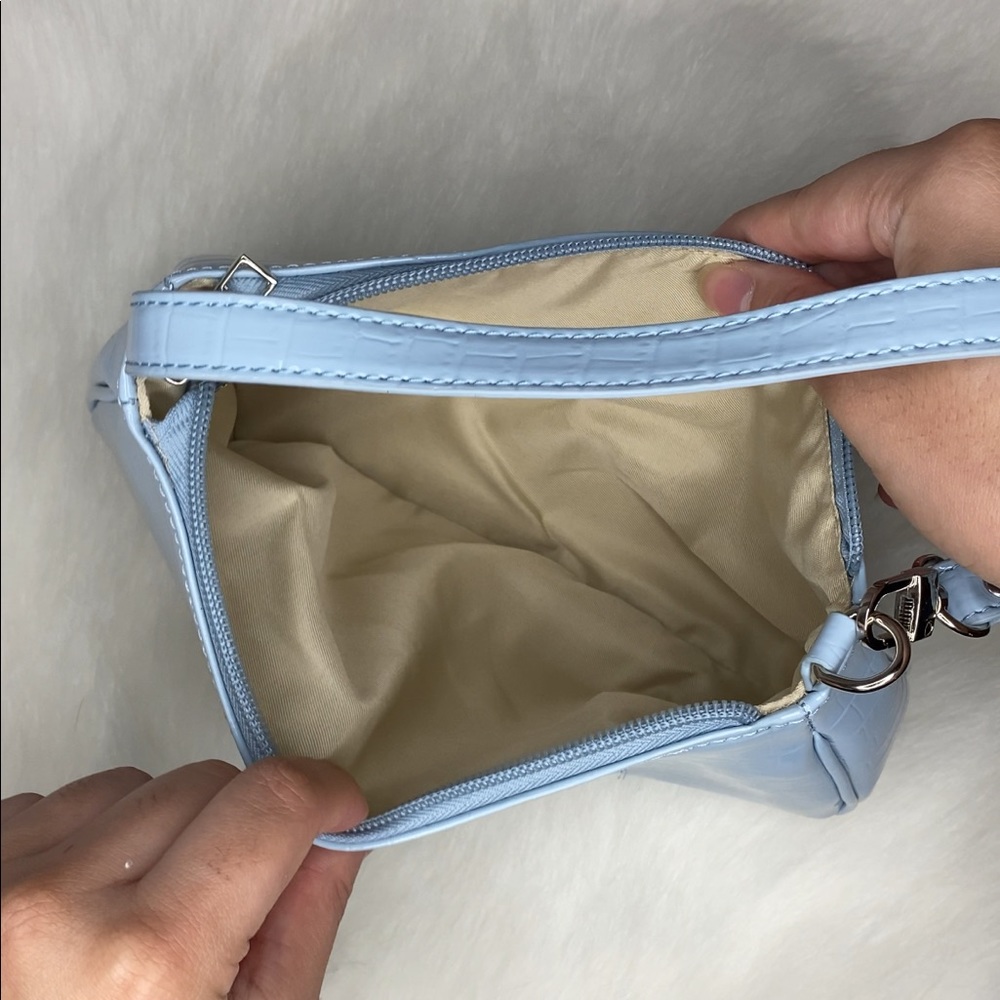 - y2k blue baguette bag baguette purse - Picture 5 of 5